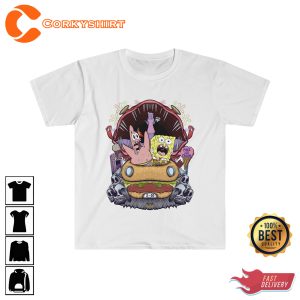 Vintage Spongebob Movie Patrick Star Funny T-Shirt