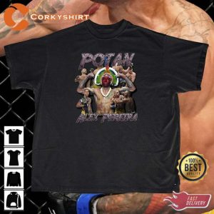 Vintage Sports Potan Alex Pereira UFC Fighter T-shirt