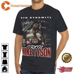 Vintage Style Iron Mike Tyson Shirt Unisex Classic Tee Sports