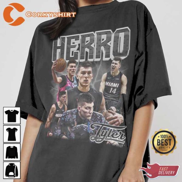 Vintage Tyler Herro Bootleg Unisex Cotton Tee Shirt