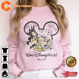 Vintage Walt Disney World Est 1971 Shirt Disneyland Tee