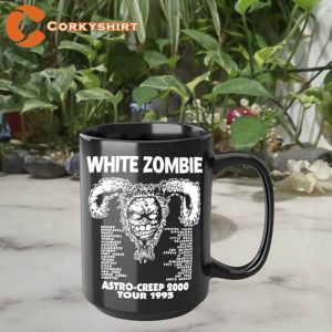 Vintage White Zombie Astro Ceramic Coffee Mug