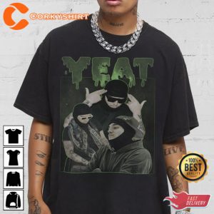 Vintage Yeat Streetwear Gifts Rap T-Shirt Hip Hop 90s