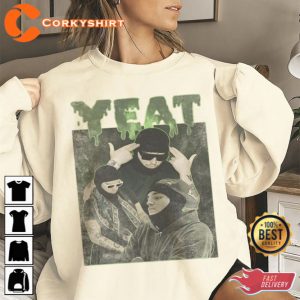 Vintage Yeat Streetwear Gifts Rap T-Shirt Hip Hop 90s