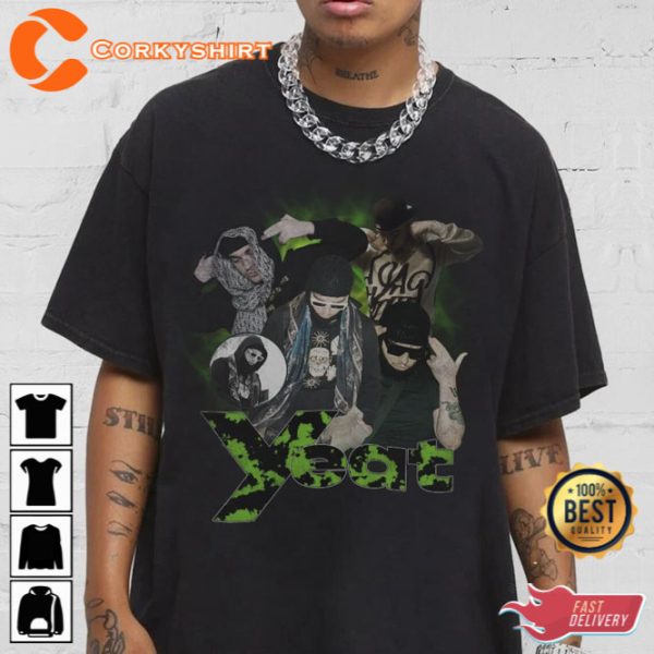 Vintage Yeat Streetwear Hip Hop 90s Shirt Gift For Fan