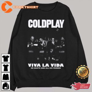 Viva La Diva Coldplay Tour Date Art Unisex Sweatshirt