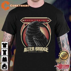 Walk The Sky Alter Bridge Pawns & Kings Tour Dates T-Shirt