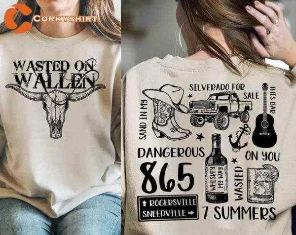 Morgan Wallen Western One Night At A Time World Tour Country Music Tshirt