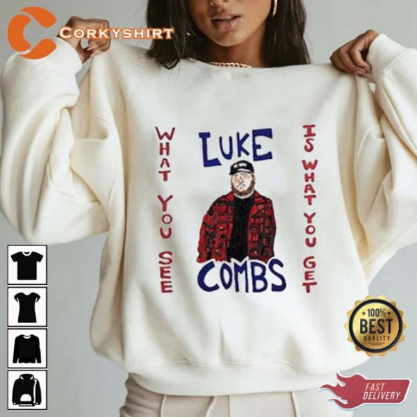 What You See Luke Combs World Tour Sweatshirt