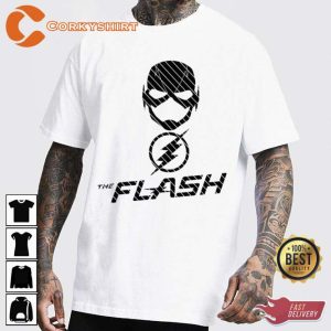 White And Black The Flash Trending Unisex T-Shirt