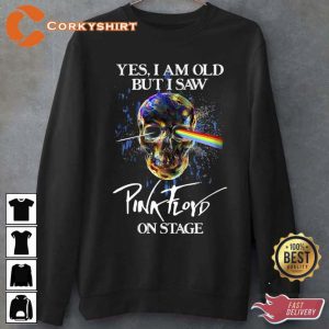Yes I Am Old But I Saw Pink Floyd On Stage Pink Floyd Skull Logo Unisex T-Shirt