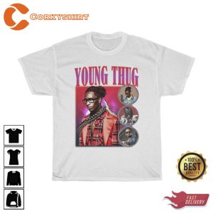 Young Thug Albums Rap Vintage 90s T-shirt