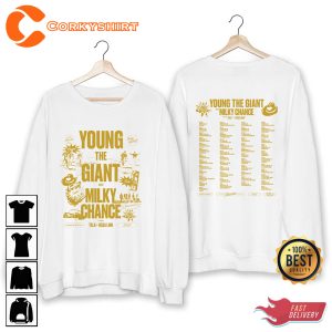 Young the Giant With Milky Chance Summer Tour 2023 2 Sides Shirt