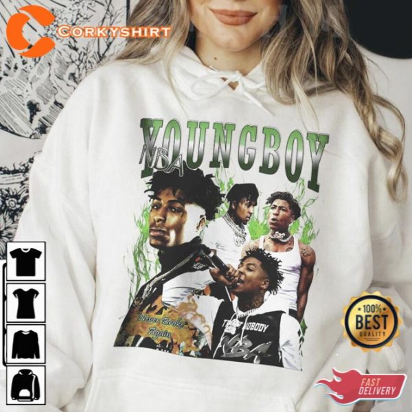 Youngboy Rap Vintage Bootleg T-Shirt Gift For Fan