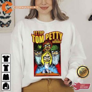 Zz Top Colorful Fanart Tom Petty And The Heartbreakers Unisex T-Shirt