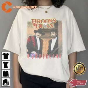 1996 Brooks Dunn Borderline Unisex T-Shirt For Fans