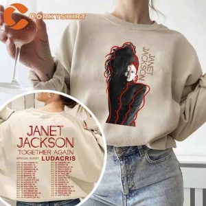 2 SIDED Janet Jackson Together Again Tour 2023 Shirt