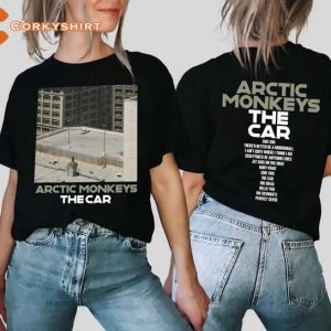 2 Side Artic Monkeys the Car Tracklist Shirt Gift For Fans