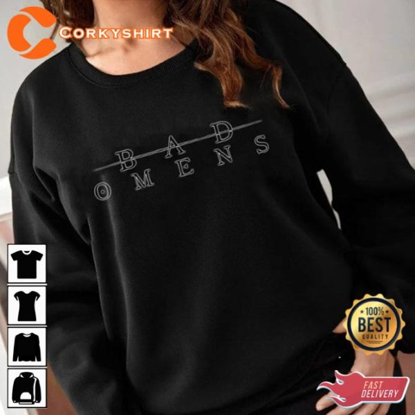 2 Sides Printed Bad Omens Tour 2023 Music Concert Day Seeker Sweatshirt For Fans