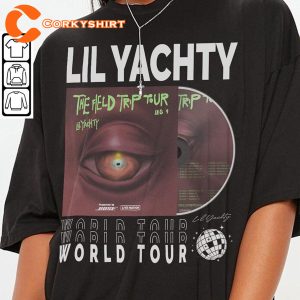 2023 Lil Yatchy The Field Trip Tour 2 Side Rapper Hip Hop T-shirt
