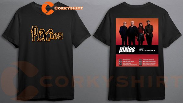 2023 North America Pixies Tour Double Side Unisex Tee Shirt