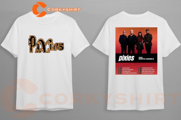 2023 North America Pixies Tour Double Side Unisex Tee Shirt
