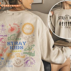 5-STAR Michelin Stray Kids Maniac World Tour SKZ Two Sides Shirt