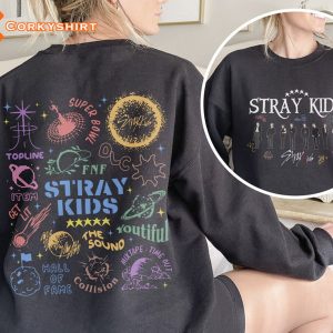5-STAR Michelin Stray Kids Maniac World Tour SKZ Two Sides Shirt