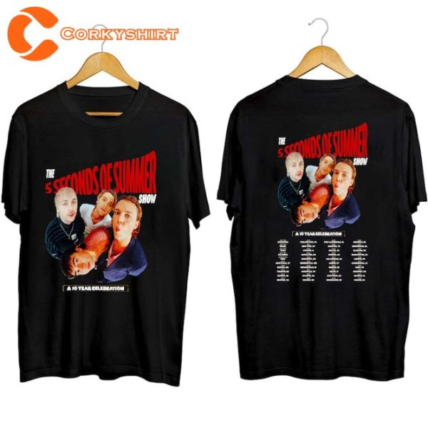 5 Seconds Of Summer World Tour 2023 2024 5SOS Fan Shirt