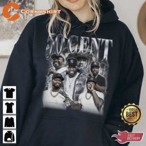 50 Cent Rapper Bootleg 2023 Tour Unisex Gift Hoodie Tee