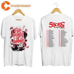 5SOS Fan Gift Five Seconds Of Summer World Tour 2023 2024 Shirt
