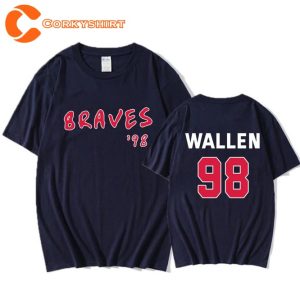 98 Braves Morgan Wallen One Thing At A Time Country Music Shirt