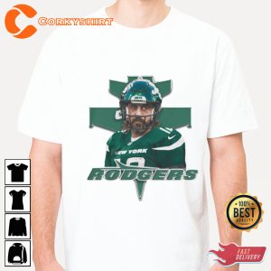 Aaron Rodgers King Of New York 8 Jets Gift For Fan Unisex T-shirt