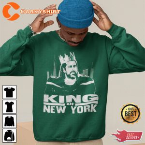 Aaron Rodgers King of New York Jets Gift For Fan T-shirt