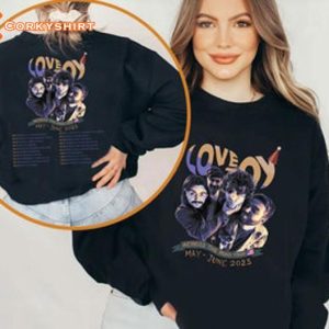 Across The Pond Tour 2023 Lovejoy Concert The Lazy Cat Shirt For Fans