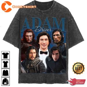 Adam Driver Actor 90s Style Vintage Inspired Unisex Shirt For Fans