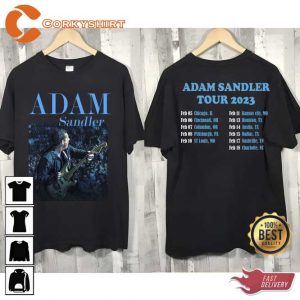 Adam Sandler Tour 2023 Vintage Inspired Designed T-Shirt