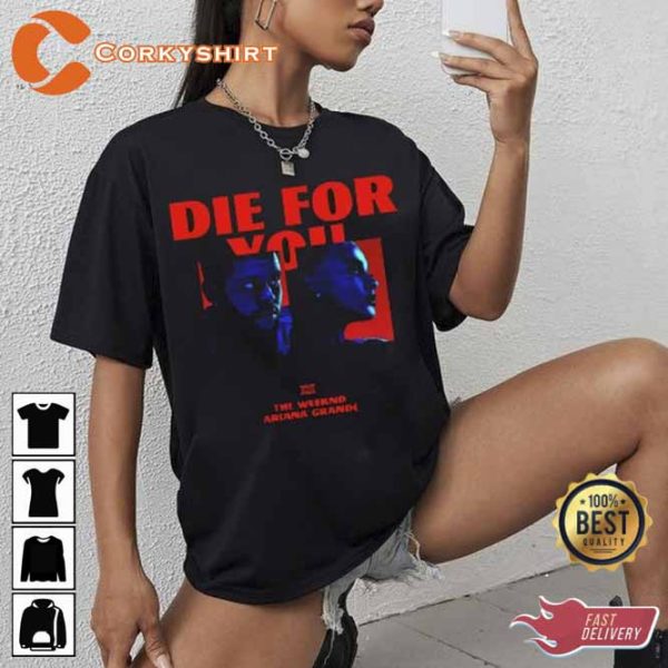 After Hours The Weeknd Die For You Short Sleeve Shirt