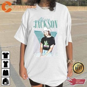 Alan Jackson Vintage Style Unisex T-Shirt Sweatshirt Hoodie