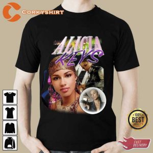 Alicia Keys Singer, Songwriter, Musician, And Producer T-shirt