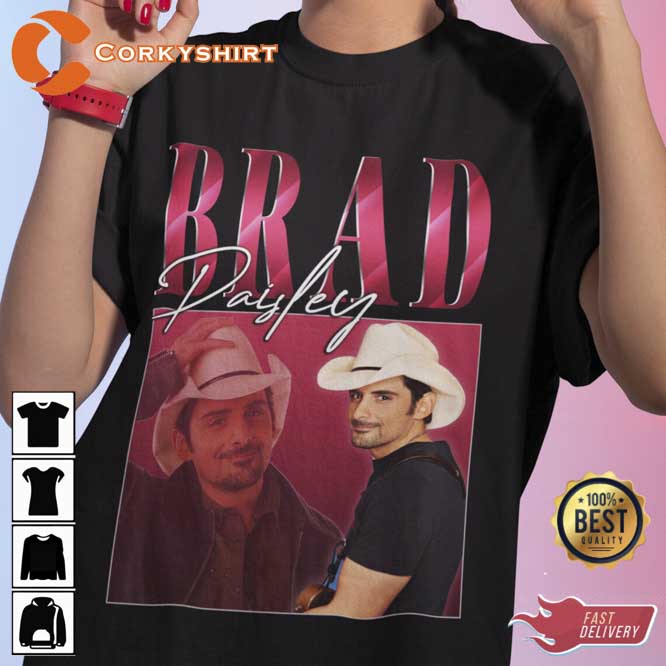 American Country Music Singer Brad Paisley Shirt For Fans - Corkyshirt