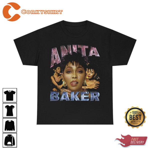 Anita Baker Sweet Love Vintage Style Rap Tee