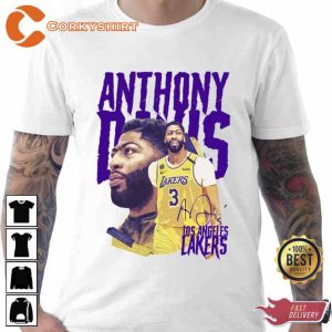 Anthony Davis 3 LA Lakers Team Basketball Player Unisex Hoodie 2