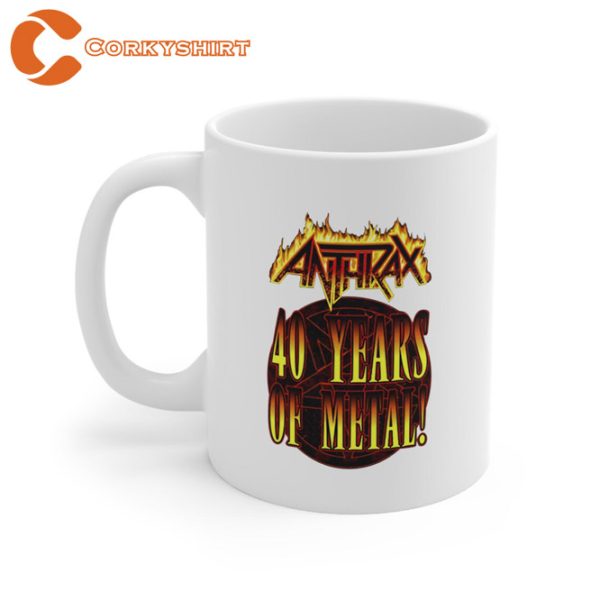 Anthrax 40th Anniversary North American Tour 2023 Gift Coffee Mug