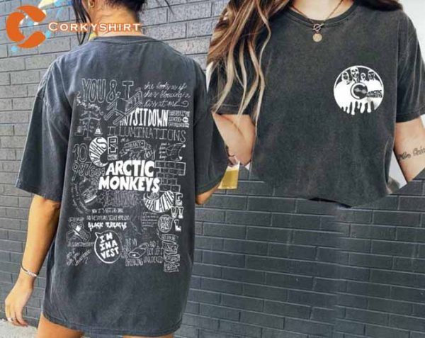 Arctic Monkeys Favourite Worst Nightmare Art Style Design Shirt 2023
