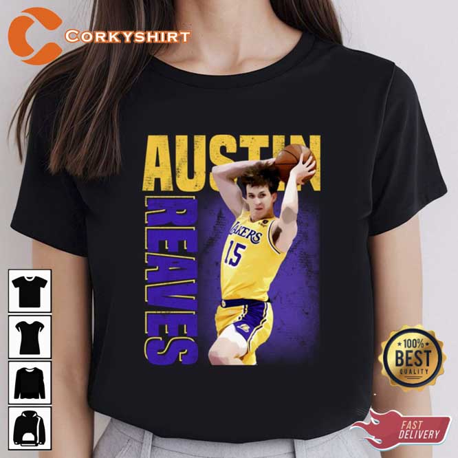 Austin Tyler Reaves Los Angeles Lakers Basketball Vintage T-shirt -  Corkyshirt