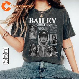 Bailey Zimmerman Music K1 Tour Concert 2023 Unisex Shirt For Fans1
