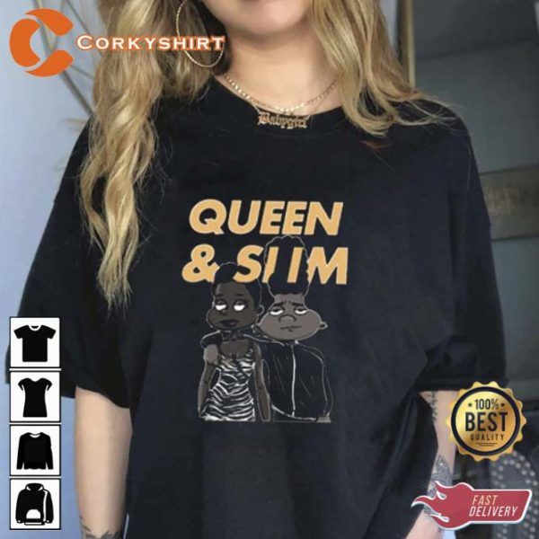 Bam Adebayo Queen And Slim Tee Shirt Gift For Fans