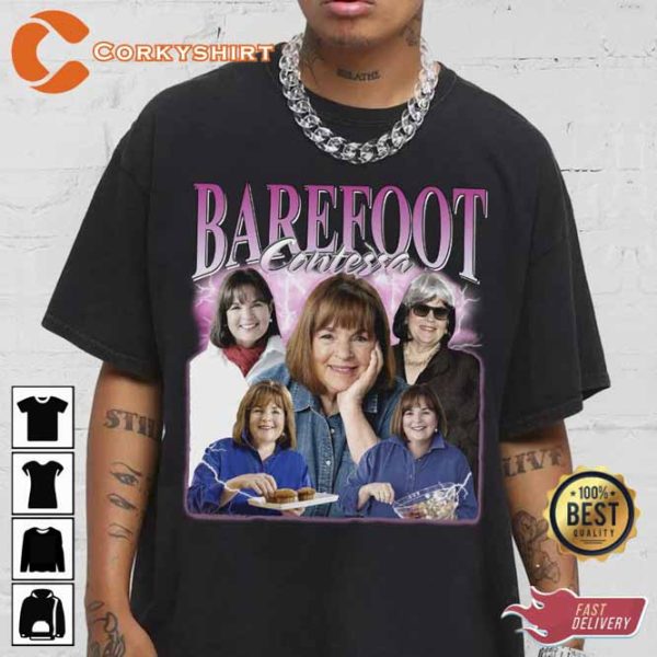 Barefoot Contessa Food Network Homage Fan Gift Tee Shirt