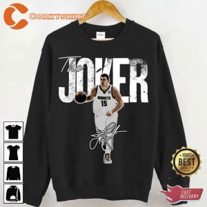 Basketball Denver Signature Nikola Jokic The Joker Vintage Unisex Sweatshirt